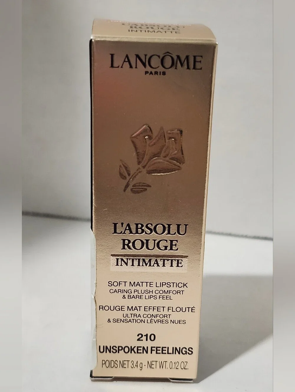 Lancome L'Absolu Rouge Intimatte Lipstick - 210 Unspoken Feelings